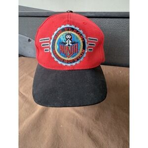 Vintage Six Flags Magic Mountain Ninja Ride Rollercoaster Snapback Hat Cap